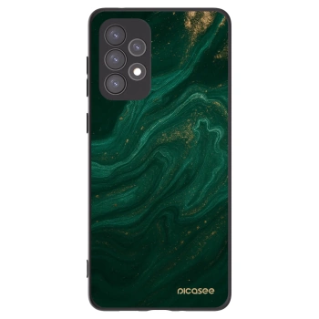 Picasee Μαύρη θήκη σιλικόνης για Samsung Galaxy A73 5G - Green