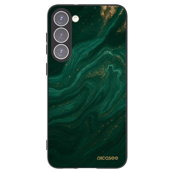 Picasee Μαύρη θήκη σιλικόνης για Samsung Galaxy S23+ 5G - Green