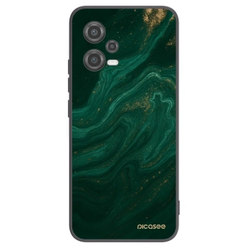 Picasee Μαύρη θήκη σιλικόνης για Xiaomi Poco X5 - Green
