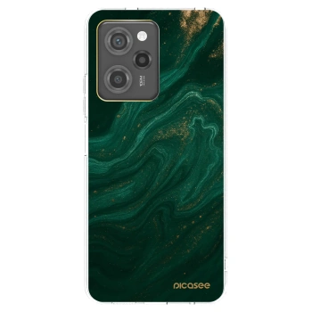 Picasee Μαύρη θήκη σιλικόνης για Xiaomi Poco X5 Pro - Green