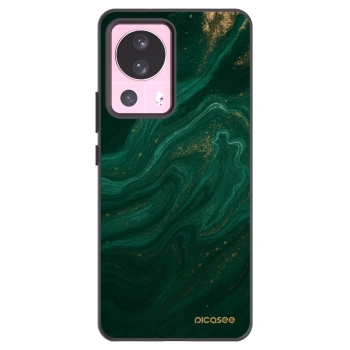 Picasee Μαύρη θήκη σιλικόνης για Xiaomi 13 Lite - Green