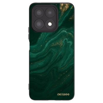 Picasee Μαύρη θήκη σιλικόνης για Honor X8a - Green