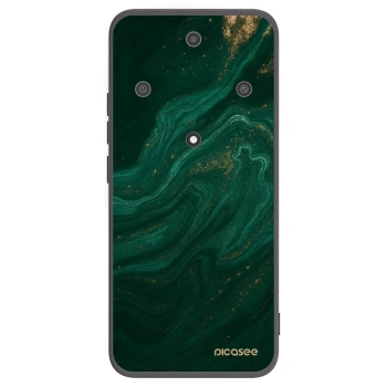 Picasee Μαύρη θήκη σιλικόνης για Honor Magic5 Lite 5G - Green