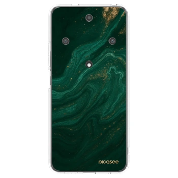 Picasee διαφανής θήκη σιλικόνης Honor Magic5 Lite 5G - Green