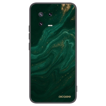 Picasee Μαύρη θήκη σιλικόνης για Xiaomi 13 Pro - Green