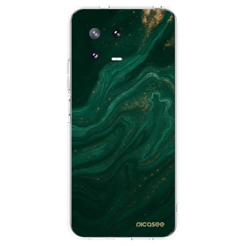 Picasee διαφανής θήκη σιλικόνης Xiaomi 13 Pro - Green