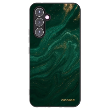 Picasee Μαύρη θήκη σιλικόνης για Samsung Galaxy A54 5G A546B - Green