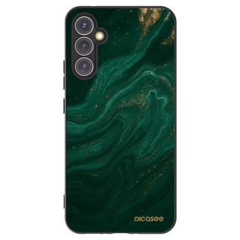 Picasee Μαύρη θήκη σιλικόνης για Samsung Galaxy A34 5G A346B - Green