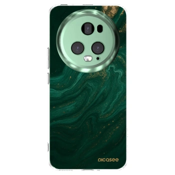 Picasee διαφανής θήκη σιλικόνης Honor Magic5 Pro - Green