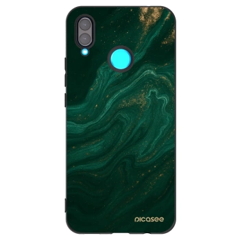 Picasee Μαύρη θήκη σιλικόνης για Huawei Nova 3 - Green