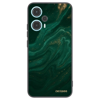 Picasee Μαύρη θήκη σιλικόνης για Xiaomi Poco F5 - Green