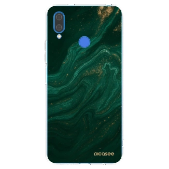 Picasee διαφανής θήκη σιλικόνης Huawei Nova 3 - Green
