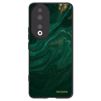 Picasee Μαύρη θήκη σιλικόνης για Honor 90 5G - Green
