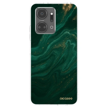 Picasee διαφανής θήκη σιλικόνης Honor X7a - Green