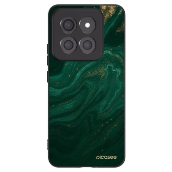Picasee Μαύρη θήκη σιλικόνης για Xiaomi 14 Pro - Green