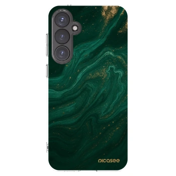 Picasee διαφανής θήκη σιλικόνης Samsung Galaxy S23 FE S711B - Green