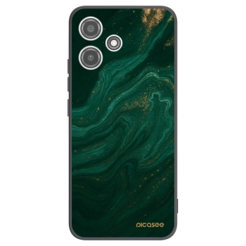 Picasee Μαύρη θήκη σιλικόνης για Xiaomi Redmi 12 5G - Green