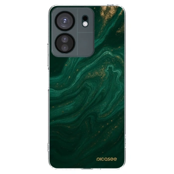 Picasee διαφανής θήκη σιλικόνης Xiaomi Redmi 13C 4G - Green