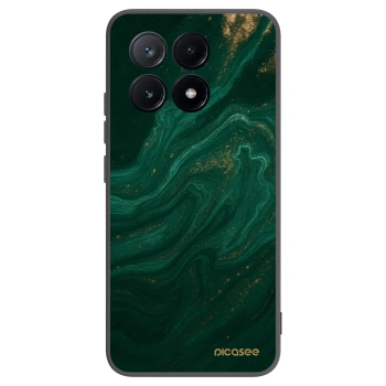 Picasee Μαύρη θήκη σιλικόνης για Xiaomi Poco X6 Pro - Green