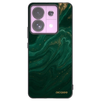 Picasee Μαύρη θήκη σιλικόνης για Xiaomi Redmi Note 13 Pro 5G - Green