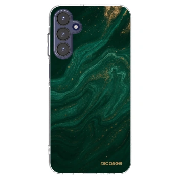 Picasee διαφανής θήκη σιλικόνης Samsung Galaxy A15 A155F 4G - Green