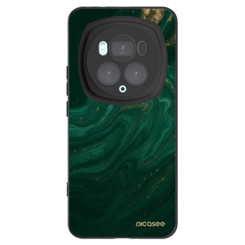 Picasee Μαύρη θήκη σιλικόνης για Honor Magic6 Pro - Green