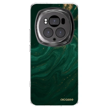 Picasee διαφανής θήκη σιλικόνης Honor Magic6 Pro - Green