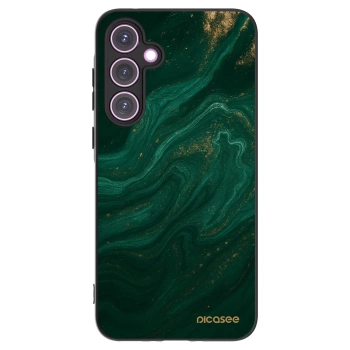 Picasee Μαύρη θήκη σιλικόνης για Samsung Galaxy A35 5G A356B - Green