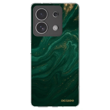 Picasee διαφανής θήκη σιλικόνης Xiaomi Redmi Note 13 4G - Green