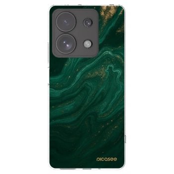 Picasee διαφανής θήκη σιλικόνης Xiaomi Redmi Note 13 Pro 4G - Green