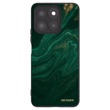 Picasee Μαύρη θήκη σιλικόνης για Honor X8b - Green
