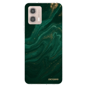 Picasee διαφανής θήκη σιλικόνης Motorola Moto G53 5G - Green