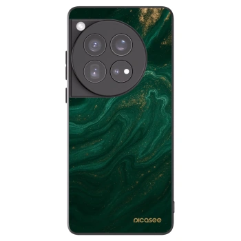 Picasee Μαύρη θήκη σιλικόνης για OnePlus 12 5G - Green