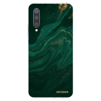 Picasee διαφανής θήκη σιλικόνης Xiaomi Mi 9 - Green