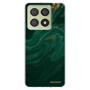 Picasee διαφανής θήκη σιλικόνης Xiaomi 14T - Green