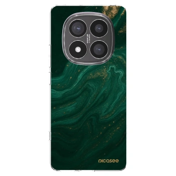 Picasee διαφανής θήκη σιλικόνης Xiaomi Redmi Note 14 Pro+ 5G - Green