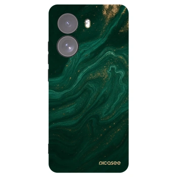 Picasee Μαύρη θήκη σιλικόνης για Xiaomi Poco X7 - Green