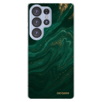 Picasee διαφανής θήκη σιλικόνης Samsung Galaxy S25 Ultra 5G - Green