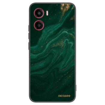 Picasee Μαύρη θήκη σιλικόνης για Motorola Moto G05 - Green