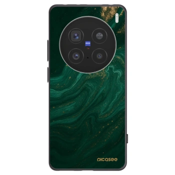 Picasee Μαύρη θήκη σιλικόνης για Vivo X200 Pro - Green