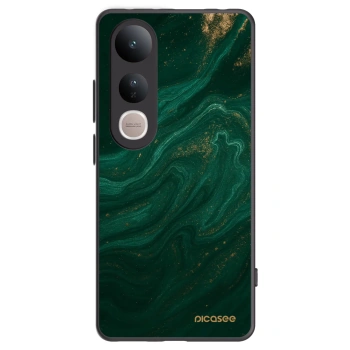 Picasee Μαύρη θήκη σιλικόνης για Vivo V50 Lite 5G - Green