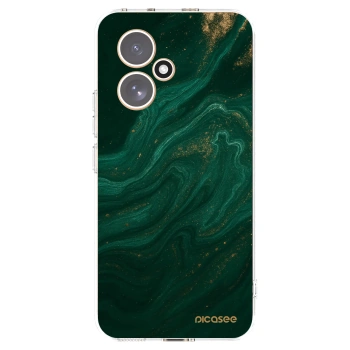 Picasee διαφανής θήκη σιλικόνης Honor 400 5G - Green