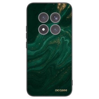 Picasee Μαύρη θήκη σιλικόνης για Xiaomi Redmi Note 15 Pro+ - Green