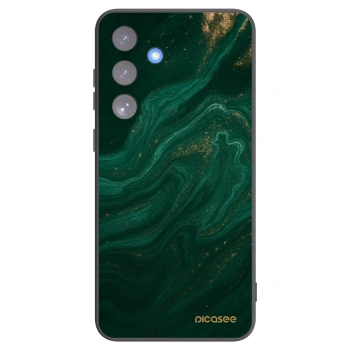 Picasee Μαύρη θήκη σιλικόνης για Samsung Galaxy S25 FE 5G - Green