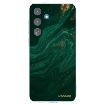 Picasee διαφανής θήκη σιλικόνης Samsung Galaxy S25 FE 5G - Green