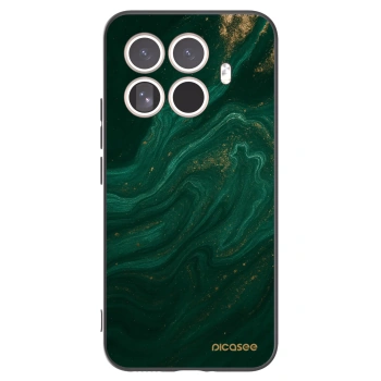 Picasee Μαύρη θήκη σιλικόνης για Xiaomi 15T Pro - Green