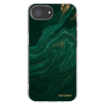 Picasee διαφανής θήκη σιλικόνης Apple iPhone 17e - Green