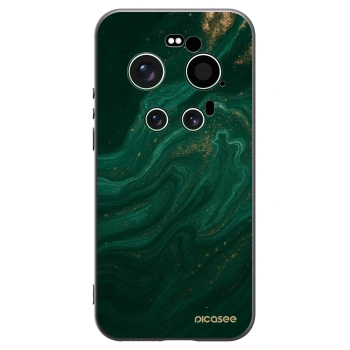 Picasee Μαύρη θήκη σιλικόνης για Xiaomi 17 Ultra - Green