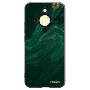 Picasee Μαύρη θήκη σιλικόνης για Honor Magic8 Lite 5G - Green