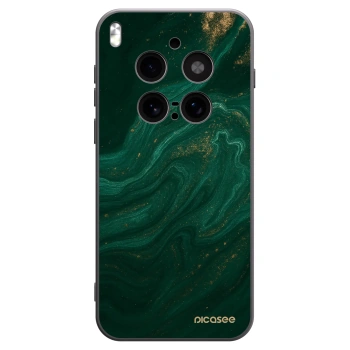 Picasee Μαύρη θήκη σιλικόνης για Vivo X300 Pro - Green